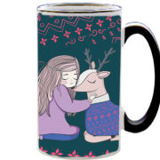 Чашка тест Girl and deer