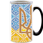 Чашка тест Тризуб Вишивка