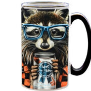 Чашка тест Енот с банкой