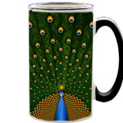 Чашка тест Peacocks Tail