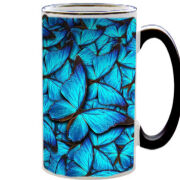 Чашка тест лазурные бабочки