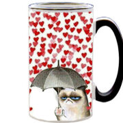 Чашка тест Raining Hearts