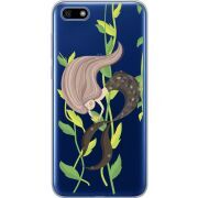 Прозрачный чехол Uprint Huawei Y5 2018 / Honor 7A Cute Mermaid