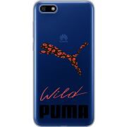Прозрачный чехол Uprint Huawei Y5 2018 / Honor 7A Wild Cat