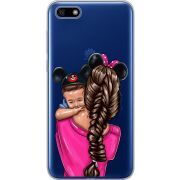 Прозрачный чехол Uprint Huawei Y5 2018 / Honor 7A Mouse Mommy