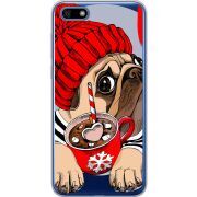 Прозрачный чехол Uprint Huawei Y5 2018 / Honor 7A Winter Puggy
