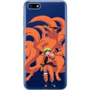 Прозрачный чехол Uprint Huawei Y5 2018 / Honor 7A Naruto and Kurama
