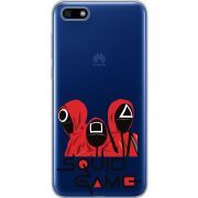Прозрачный чехол Uprint Huawei Y5 2018 / Honor 7A siquid game люди в красном