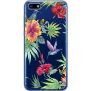 Прозрачный чехол Uprint Huawei Y5 2018 / Honor 7A Tropical
