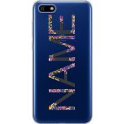 Прозрачный чехол Uprint Huawei Y5 2018 / Honor 7A Именной