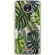 Прозрачный чехол Uprint Motorola Moto C XT1750 Palm Tree