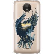 Прозрачный чехол Uprint Motorola Moto C XT1750 Eagle
