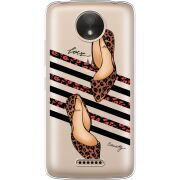 Прозрачный чехол Uprint Motorola Moto C Plus XT1723 Love Beauty