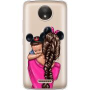 Прозрачный чехол Uprint Motorola Moto C Plus XT1723 Mouse Mommy