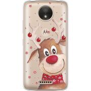 Прозрачный чехол Uprint Motorola Moto C Plus XT1723 Winter Deer