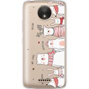 Прозрачный чехол Uprint Motorola Moto C Plus XT1723 The Friendly Beasts