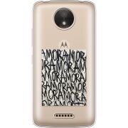 Прозрачный чехол Uprint Motorola Moto C Plus XT1723 Amor Amor