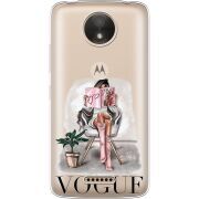 Прозрачный чехол Uprint Motorola Moto C Plus XT1723 VOGUE