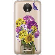 Прозрачный чехол Uprint Motorola Moto C Plus XT1723 My Bouquet