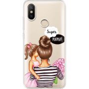 Прозрачный чехол Uprint Xiaomi Mi 6X / A2 Super Mama and Daughter