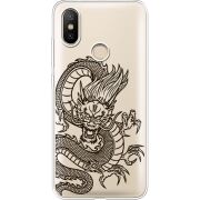 Прозрачный чехол Uprint Xiaomi Mi 6X / A2 Chinese Dragon