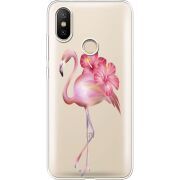 Прозрачный чехол Uprint Xiaomi Mi 6X / A2 Floral Flamingo
