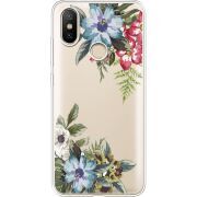 Прозрачный чехол Uprint Xiaomi Mi 6X / A2 Floral