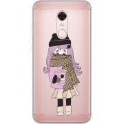 Прозрачный чехол Uprint Xiaomi Redmi 5 Plus Winter Morning Girl