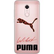 Прозрачный чехол Uprint Xiaomi Redmi 5 Plus Wild Cat