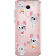 Прозрачный чехол Uprint Xiaomi Redmi 5 Plus с 3D-глазками Mouse