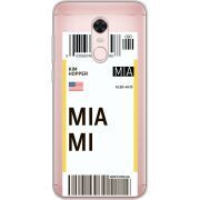 Прозрачный чехол Uprint Xiaomi Redmi 5 Plus Ticket Miami