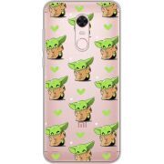 Прозрачный чехол Uprint Xiaomi Redmi 5 Plus Pattern Baby Yoda