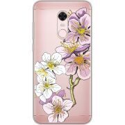 Прозрачный чехол Uprint Xiaomi Redmi 5 Plus Cherry Blossom