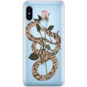 Прозрачный чехол Uprint Xiaomi Redmi Note 5 / Note 5 Pro Glamor Snake