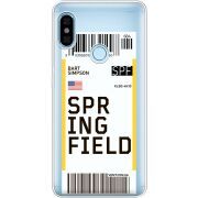 Прозрачный чехол Uprint Xiaomi Redmi Note 5 / Note 5 Pro Ticket Springfield