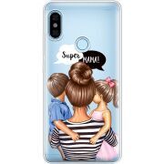 Прозрачный чехол Uprint Xiaomi Redmi Note 5 / Note 5 Pro Super Mama