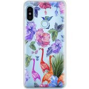 Прозрачный чехол Uprint Xiaomi Redmi Note 5 / Note 5 Pro Flamingo