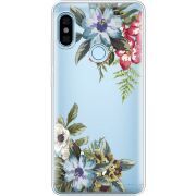 Прозрачный чехол Uprint Xiaomi Redmi Note 5 / Note 5 Pro Floral