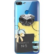 Прозрачный чехол Uprint Huawei Honor 9 Lite Fashion Pug