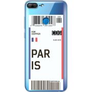 Прозрачный чехол Uprint Huawei Honor 9 Lite Ticket Paris
