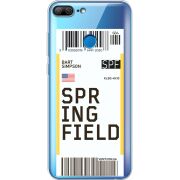 Прозрачный чехол Uprint Huawei Honor 9 Lite Ticket Springfield