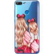 Прозрачный чехол Uprint Huawei Honor 9 Lite Mouse Girls