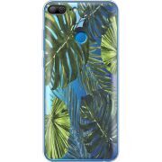 Прозрачный чехол Uprint Huawei Honor 9 Lite Palm Tree