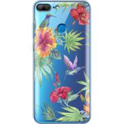 Прозрачный чехол Uprint Huawei Honor 9 Lite Tropical