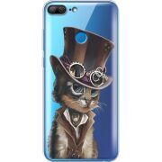 Прозрачный чехол Uprint Huawei Honor 9 Lite Steampunk Cat