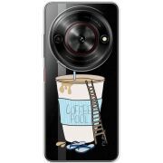 Прозорий чохол BoxFace Nubia Focus 5G Segull in Cofee Pool