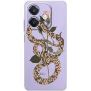Прозорий чохол BoxFace OPPO A3 Glamor Snake
