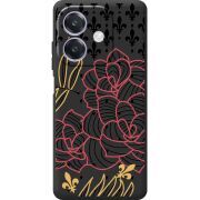 Чорний чохол BoxFace Oppo A3 FranceFlowers