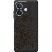 Чорний чохол BoxFace Oppo A3 Chinese Dragon