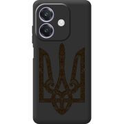 Чорний чохол BoxFace Oppo A3 Ukrainian Trident